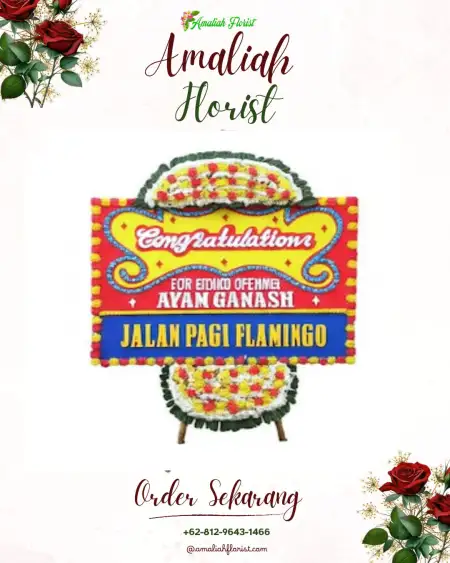Sewa Papan Bunga Pasar Pandan Air Mati